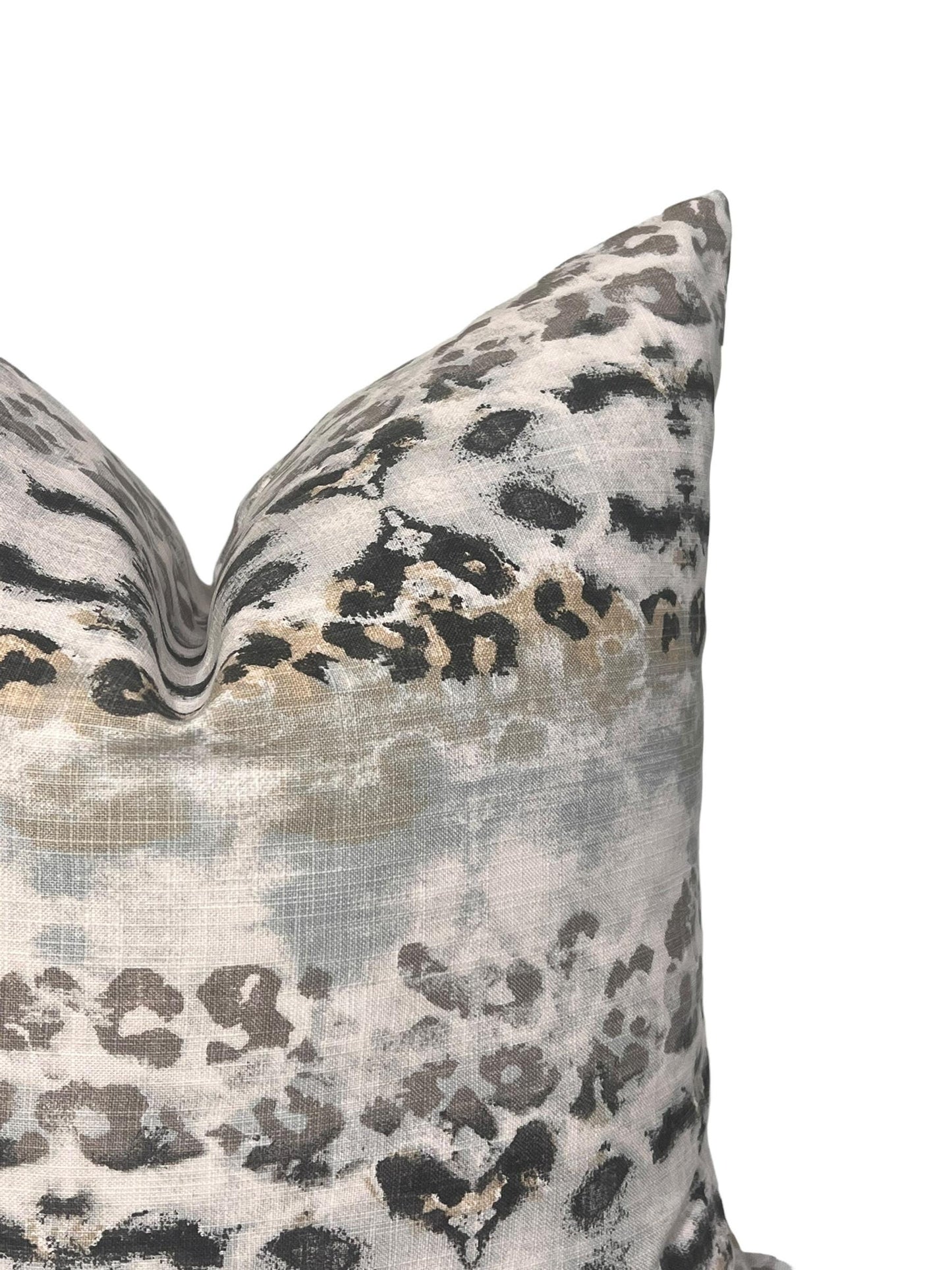 Abstract Animal Print Pillow Cover, Leopard Print Pillow Cover, Animal Print Decorative Pillow Cover, Modern Safari Decor