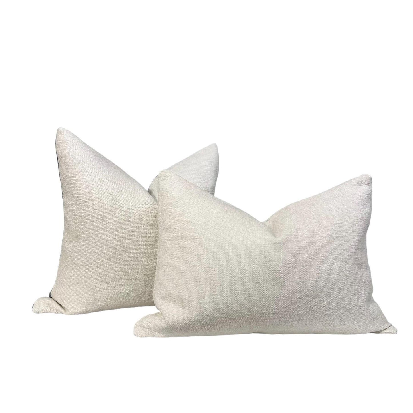 Cozy White Throw Pillow, White Linen Throw Pillow, Soft White Textured Pillow Covers, Linen-Look White Pillow, Minimalist Pillow Cushion