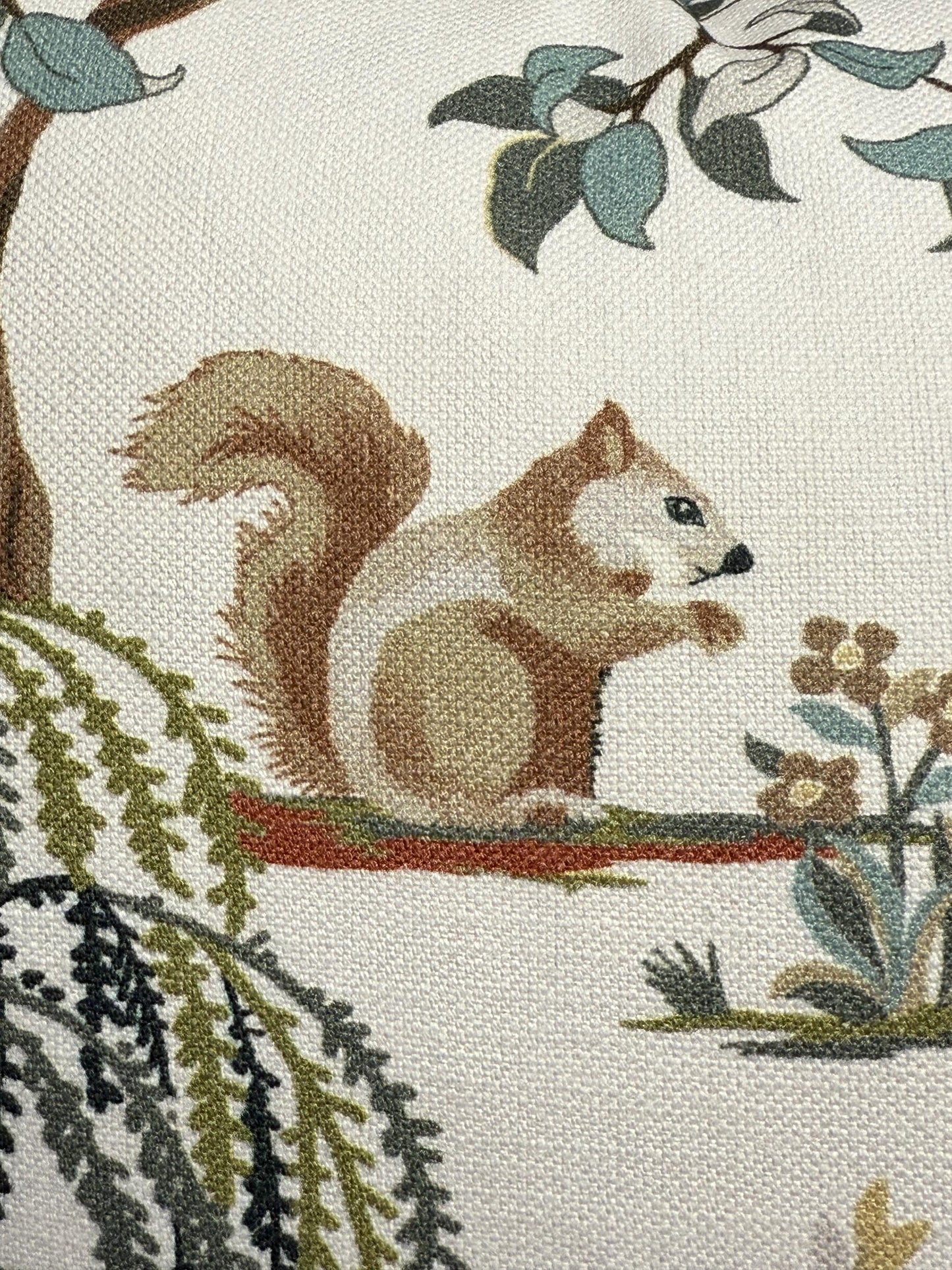 Woodland Animal Pillow Cover, Forest Theme cushion | Deer & Fox Decorative Cushion | Nature-Inspired Pillow | Wildlife Forest Throw Pillow