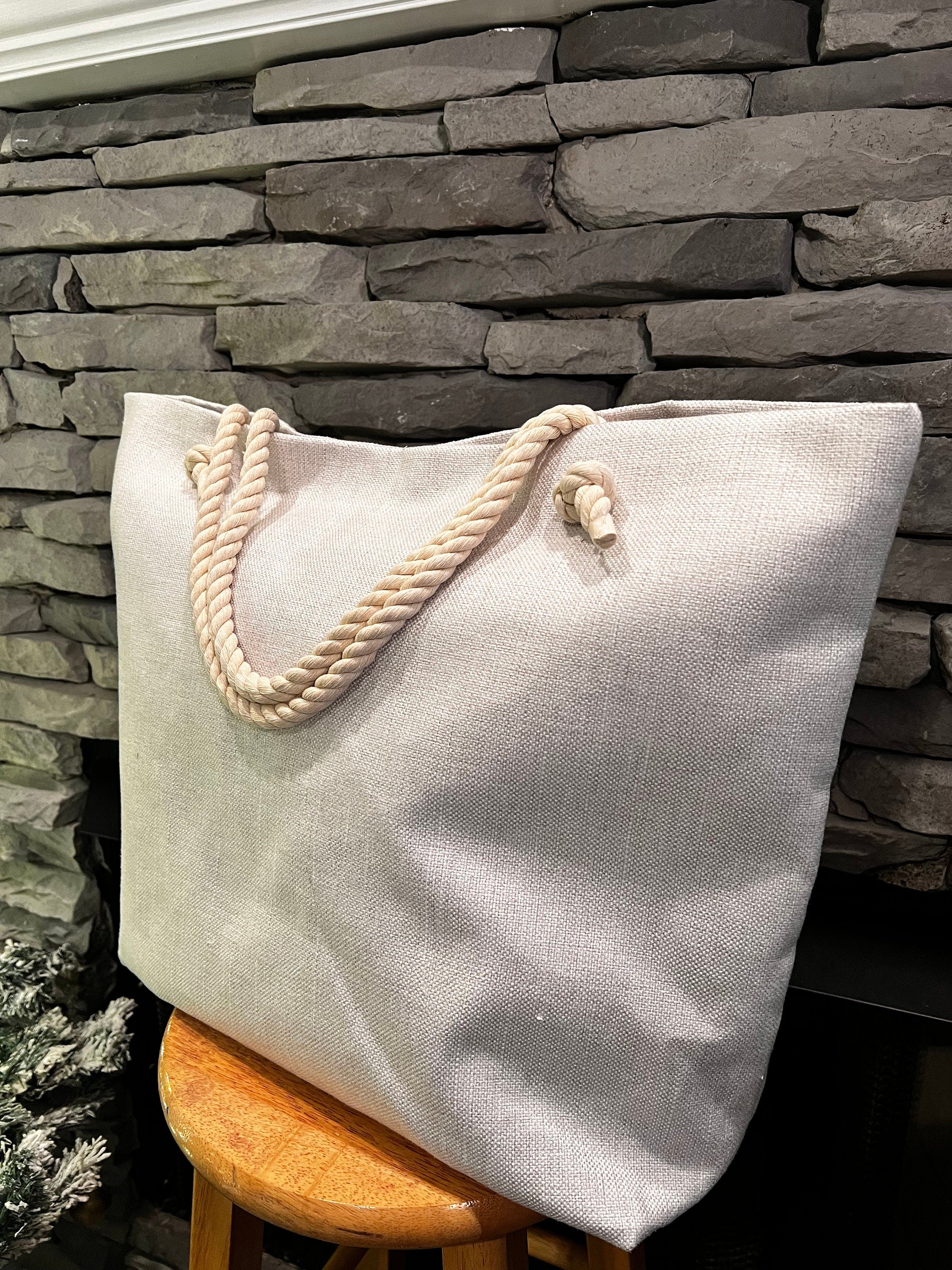 Extra Large Canvas Beach Tote Bag: Chic Weekend Getaway