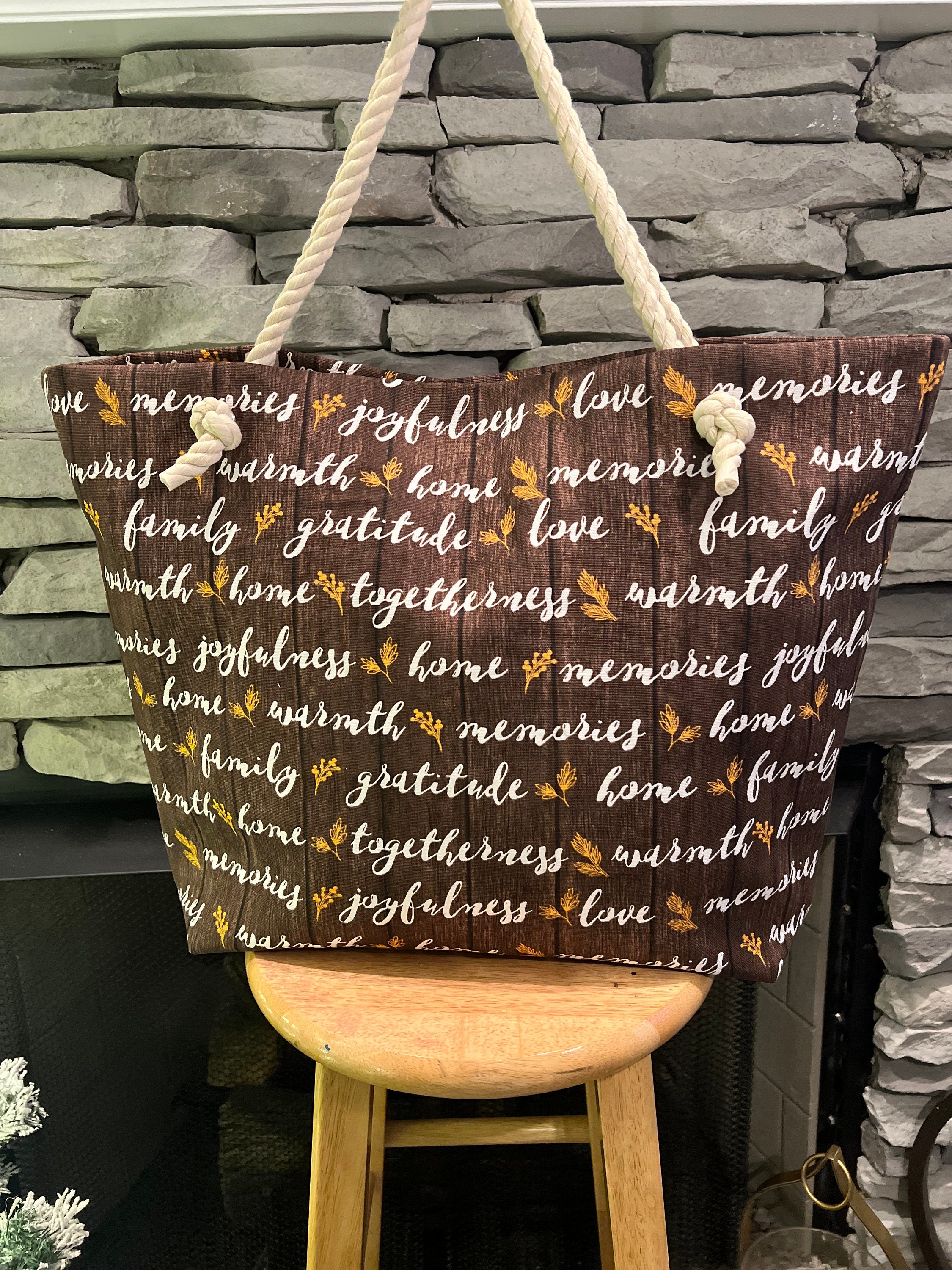 Extra Large Beach Tote Bag: Cotton Canvas, Magnetic Snap