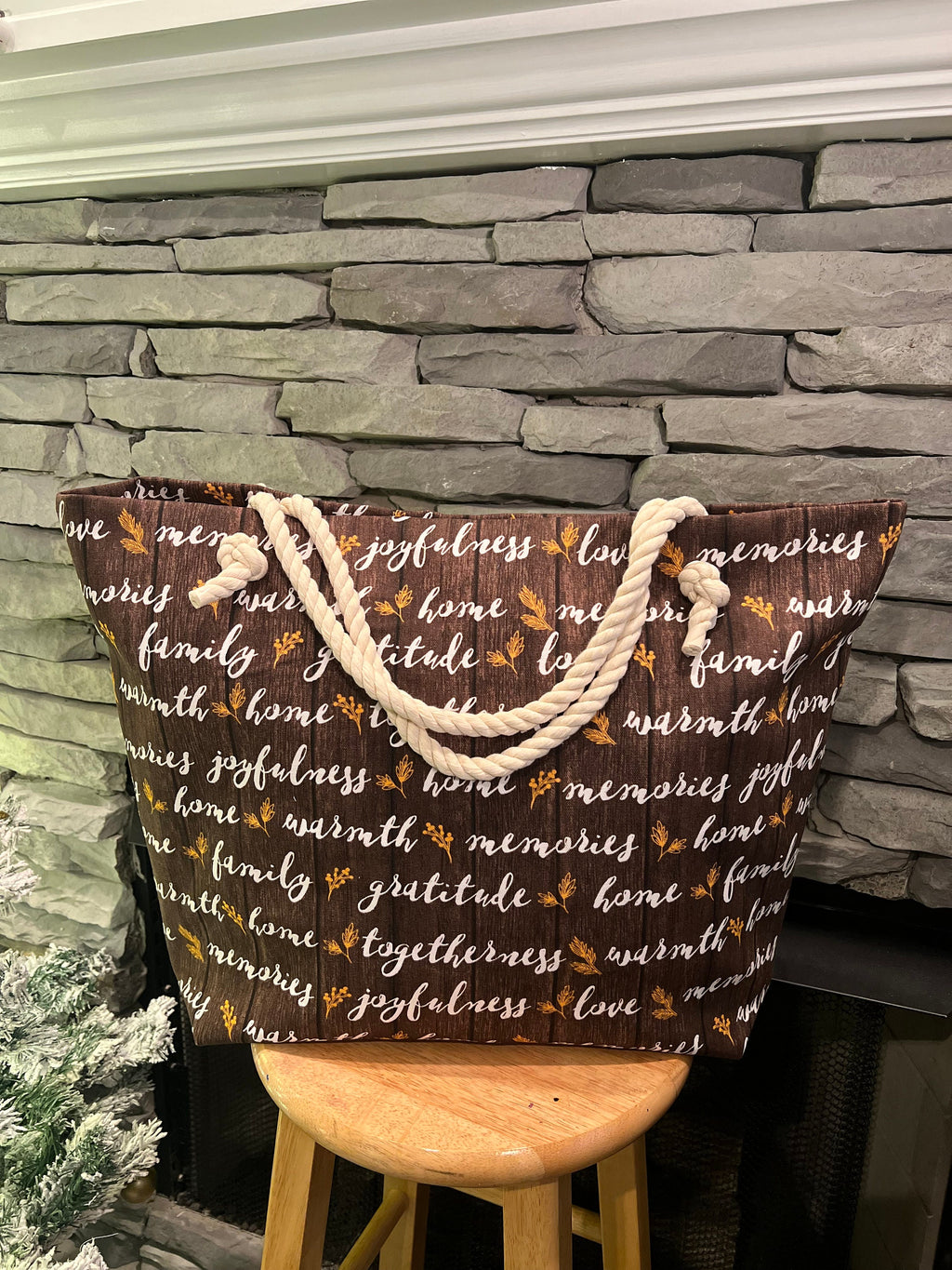 Extra Large Beach Tote Bag: Cotton Canvas, Magnetic Snap