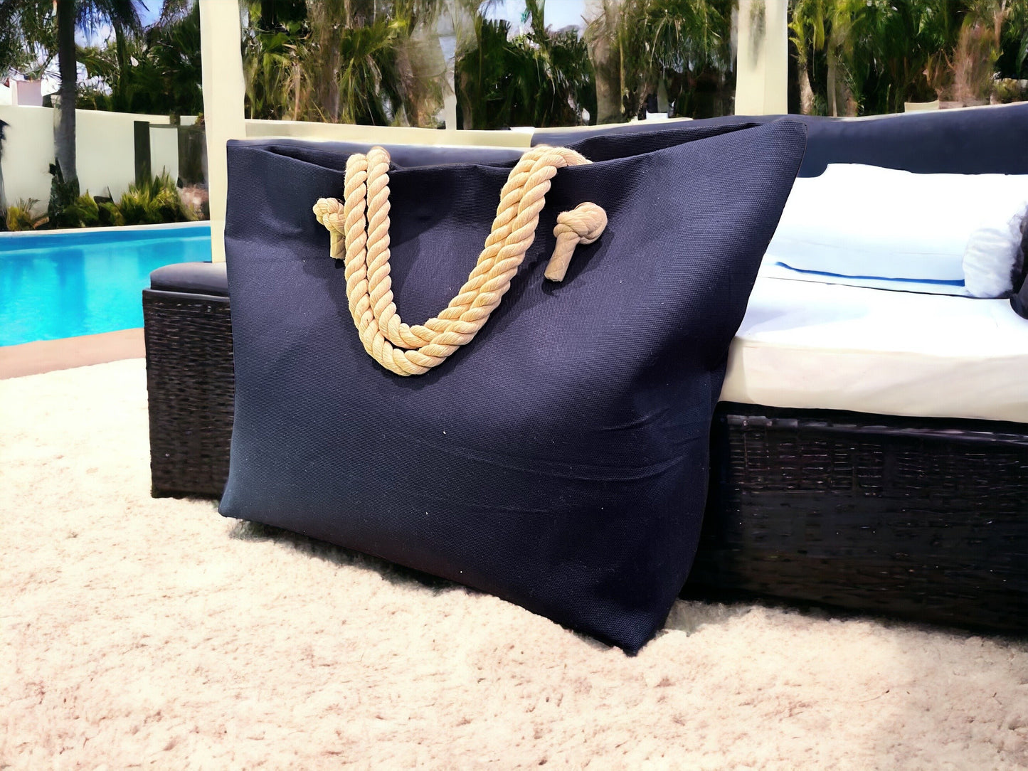 Blue Beach Tote