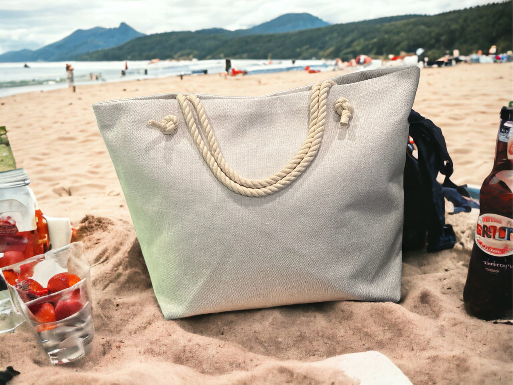 Extra Large Canvas Beach Tote Bag: Chic Weekend Getaway