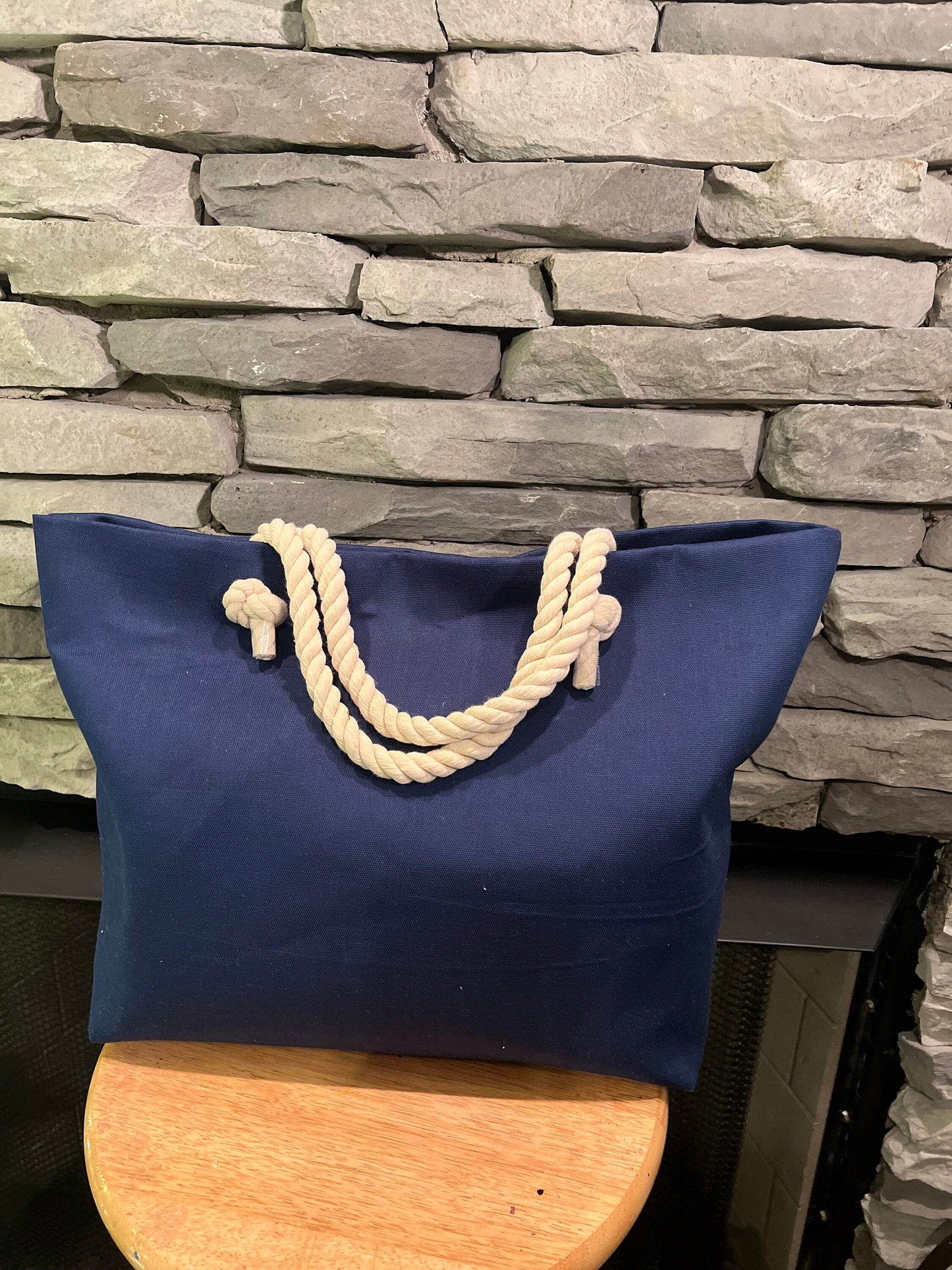 Blue Beach Tote