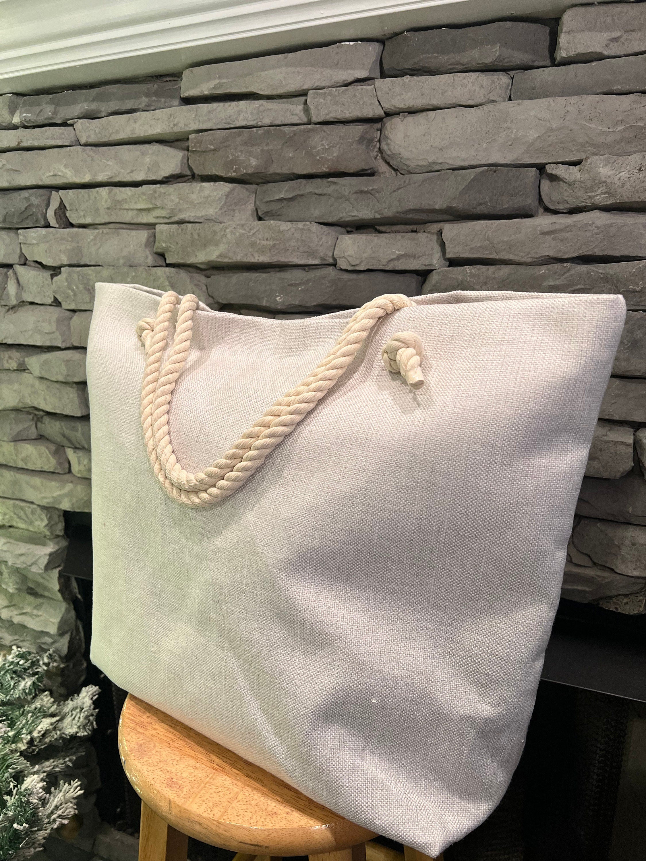 Extra Large Canvas Beach Tote Bag: Chic Weekend Getaway