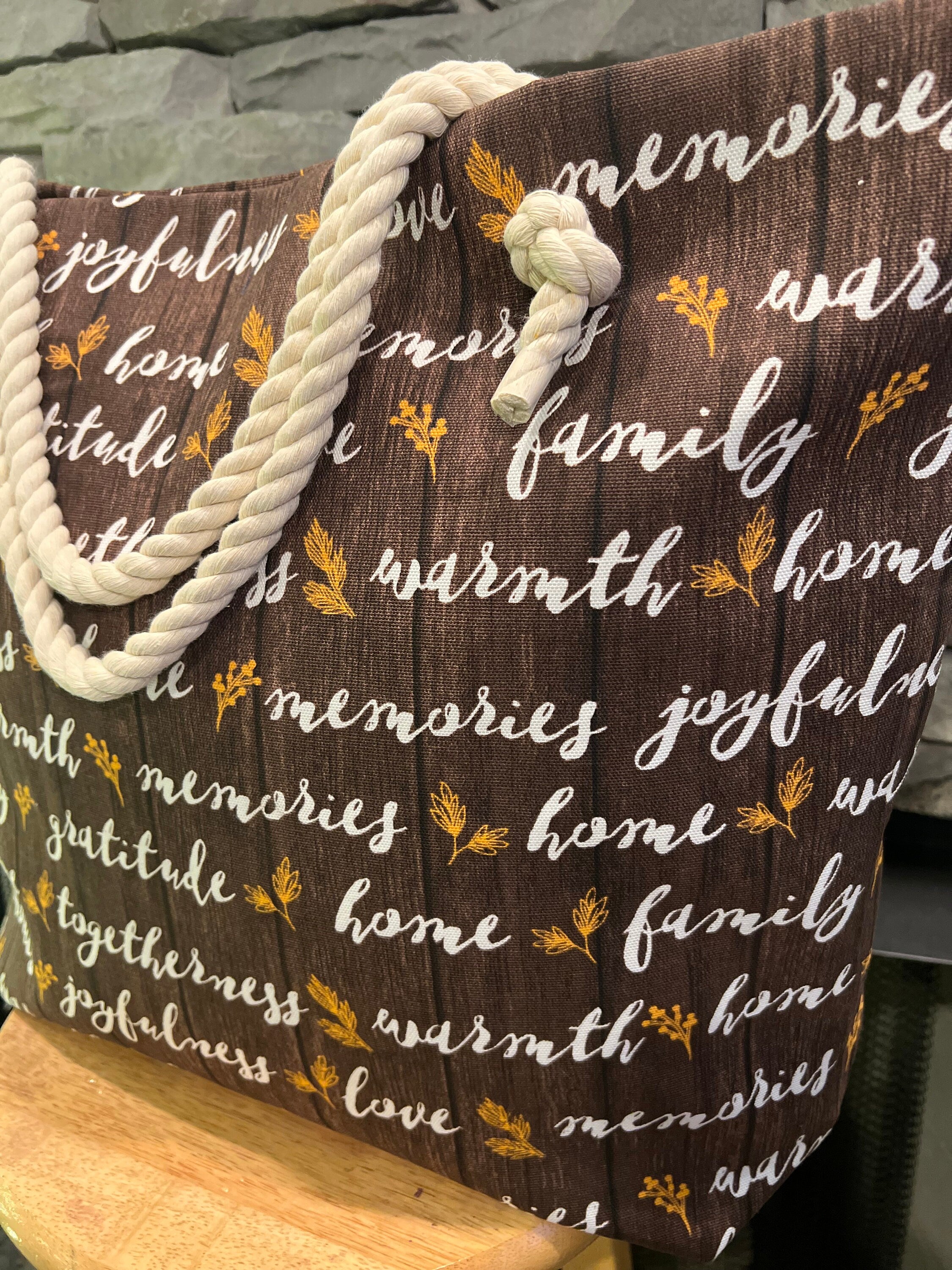 Extra Large Beach Tote Bag: Cotton Canvas, Magnetic Snap