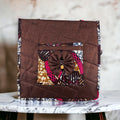 African Print Cotton Tote Bag, Padded Laptop Bag