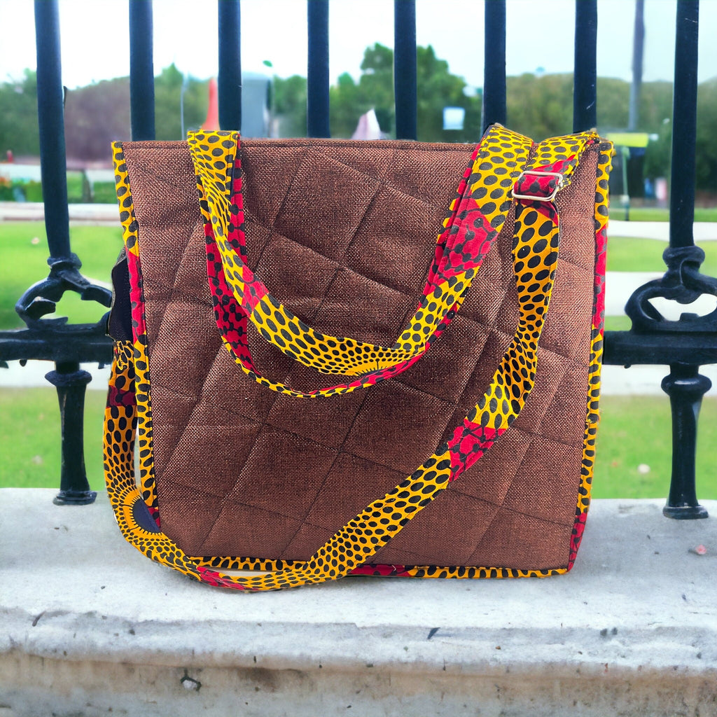 African Print Tote Bag: Ankara Fabric Handbag, Women's Fashion Bag