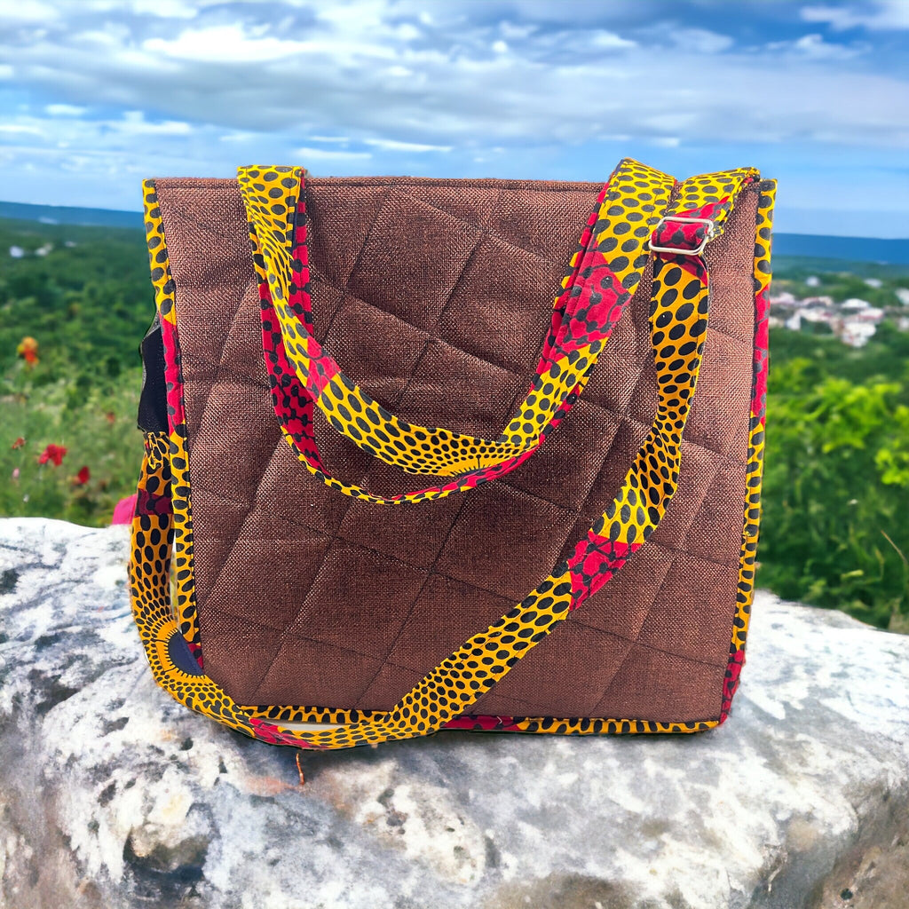 African Print Tote Bag: Ankara Fabric Handbag, Women's Fashion Bag