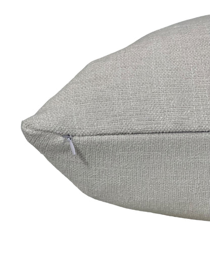 Cozy White Throw Pillow, White Linen Throw Pillow, Soft White Textured Pillow Covers, Linen-Look White Pillow, Minimalist Pillow Cushion