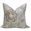 Boho Floral Linen Pillow Cover, Vintage-Inspired Cushion