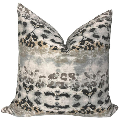 Abstract Animal Print Pillow Cover, Leopard Print Pillow Cover, Animal Print Decorative Pillow Cover, Modern Safari Decor