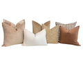 Pillow Combo, Sectional Pillow Set, Pillow Combinations, Neutral Pillow Set, Beige Pillow Cushions, Brown Pillow Combinations, Pillow Covers