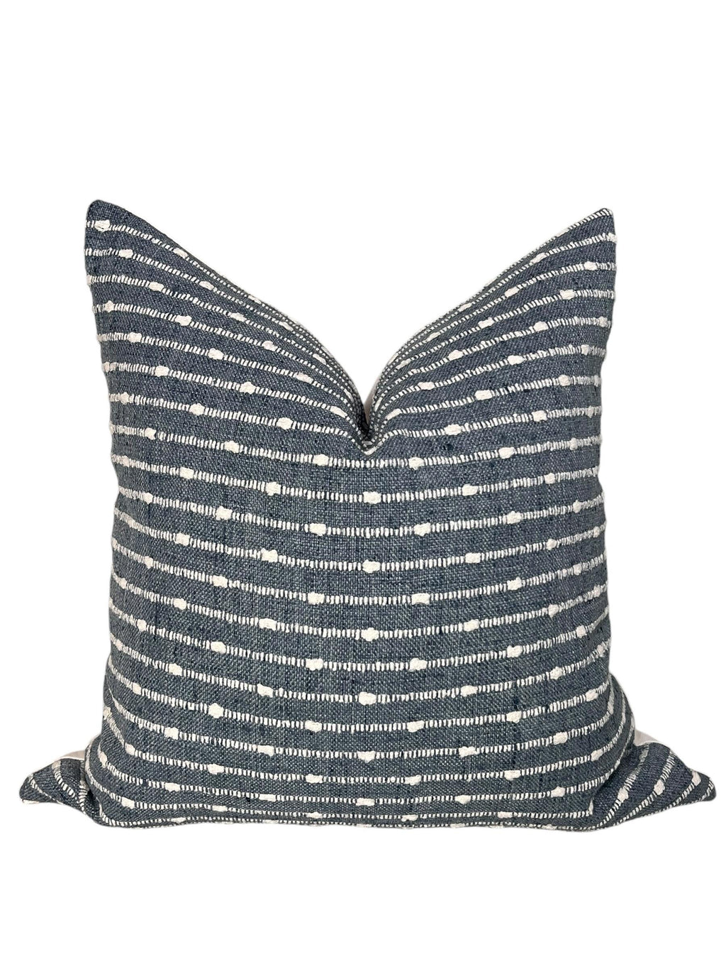 Floral and Striped Pillow Cover Set, Bouclé Accent Pillows, Handmade in USA