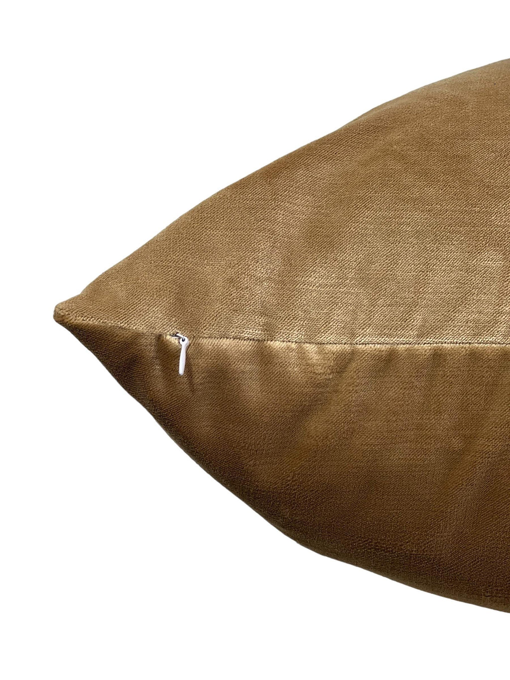 Champagne Velvet Pillow Cover, Golden Beige Linen, Handmade