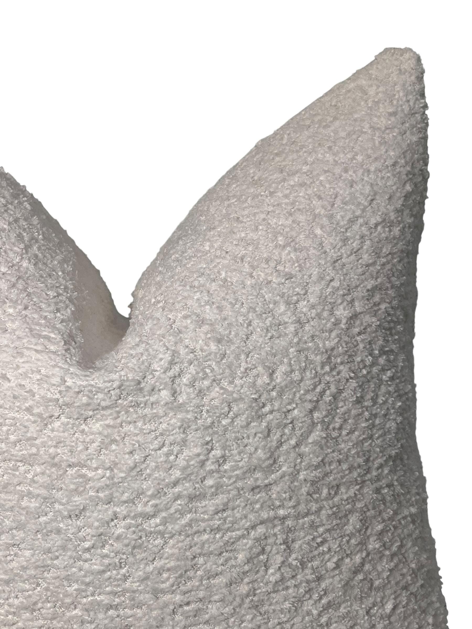 Beige Linen Throw Pillow Cover, Neutral Textured Cushion, Handmade