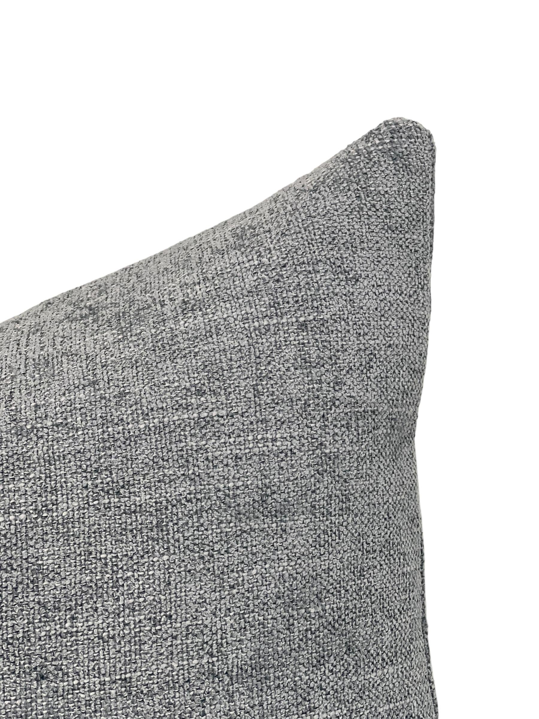 Plaid Pillow Cover Set, Neutral Farmhouse Decor, Handmade in USA