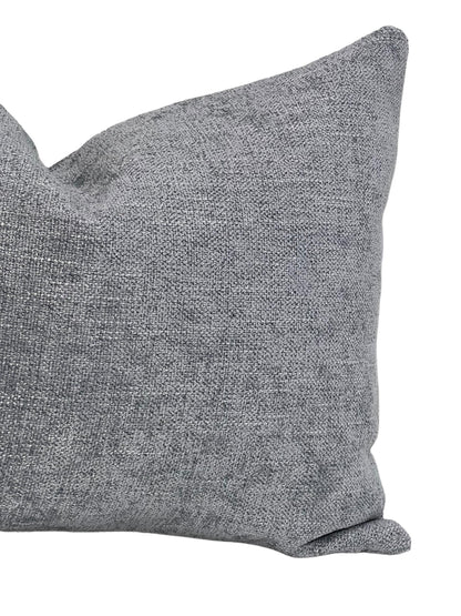 Cozy Blue Throw Pillow, Blue Linen Throw Pillow, Soft Blue Textured Pillow Covers, Linen-Look Blue Pillow, Minimalist Pillow Cushion