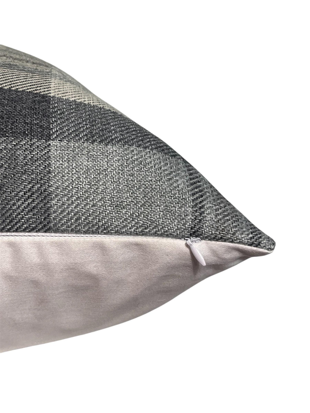 Plaid Linen Pillow Cover, Beige and Gray Plaid Cushion, Neutral Toned Cushion, Buffalo Check Accent Pillow, Modern Farmhouse Throw Cushion