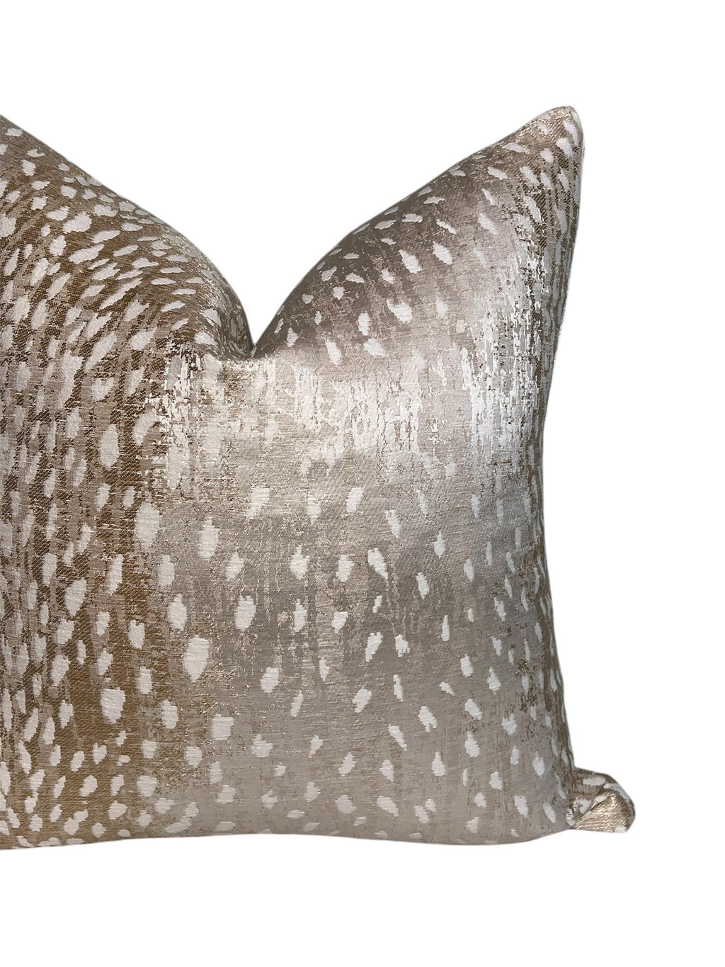 Antelope Print Pillow, Cafe Antelope Spot Pillow Cover, Spotted Animal Print Throw Pillow, Cafe and White Spotted Pillow, Deer Print Pillow