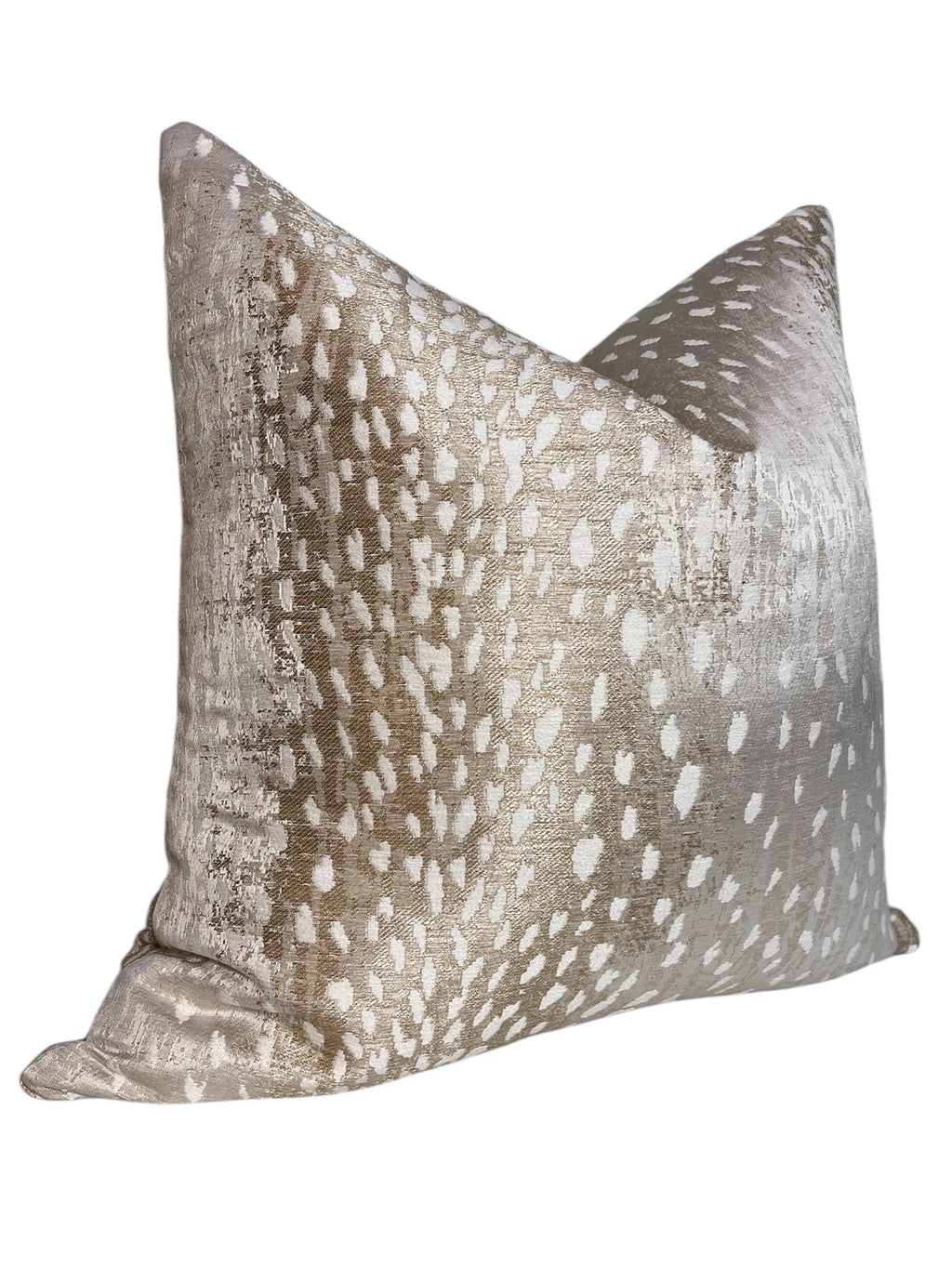 Antelope Print Pillow, Cafe Antelope Spot Pillow Cover, Spotted Animal Print Throw Pillow, Cafe and White Spotted Pillow, Deer Print Pillow