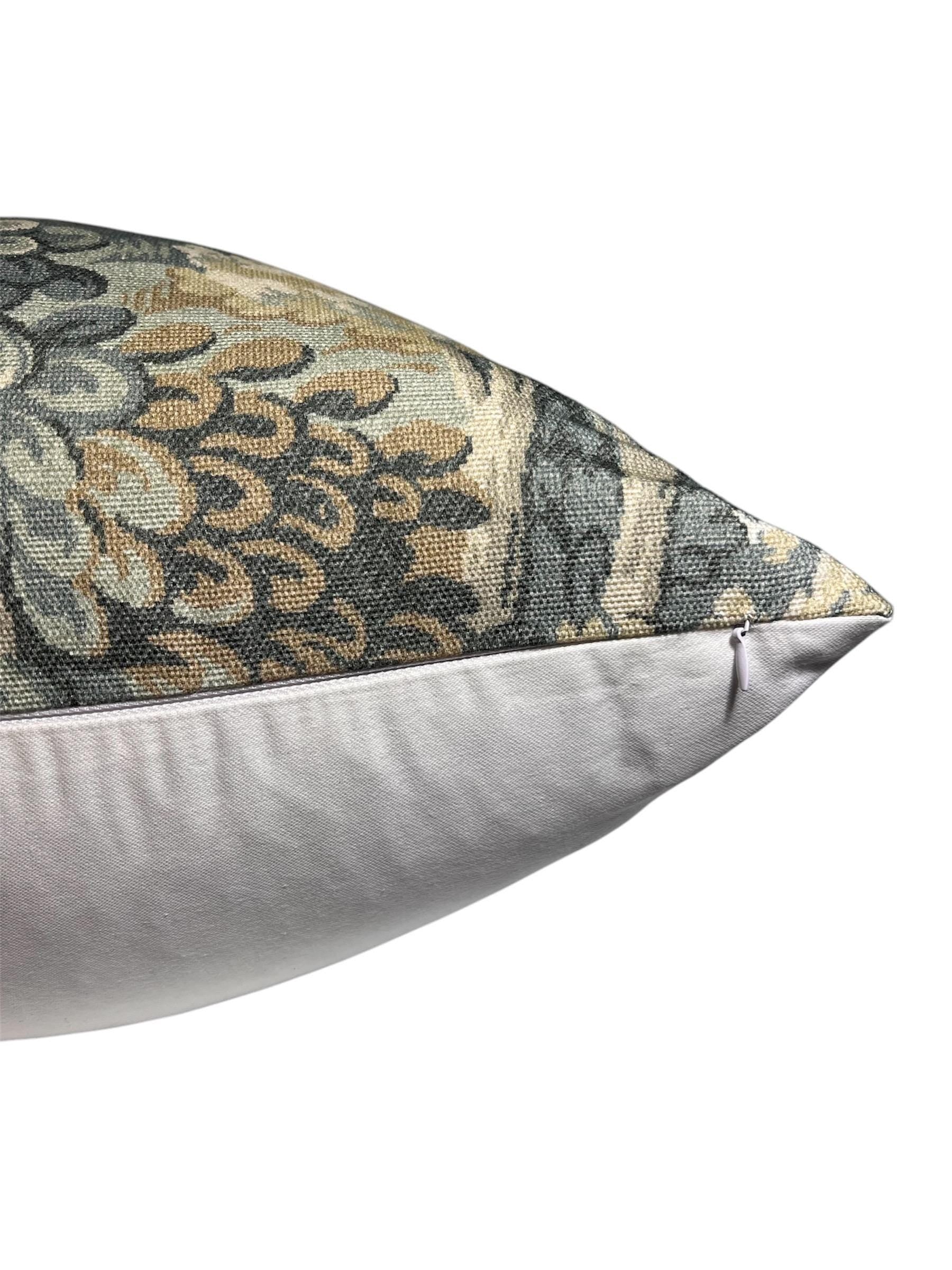 Moody Forest Pillow, Forest Tapestry Pillow, Into the Woods Printed Cotton Pillow, Forest Green Verdure, Jewel Tone Pillow, Somerset Woods