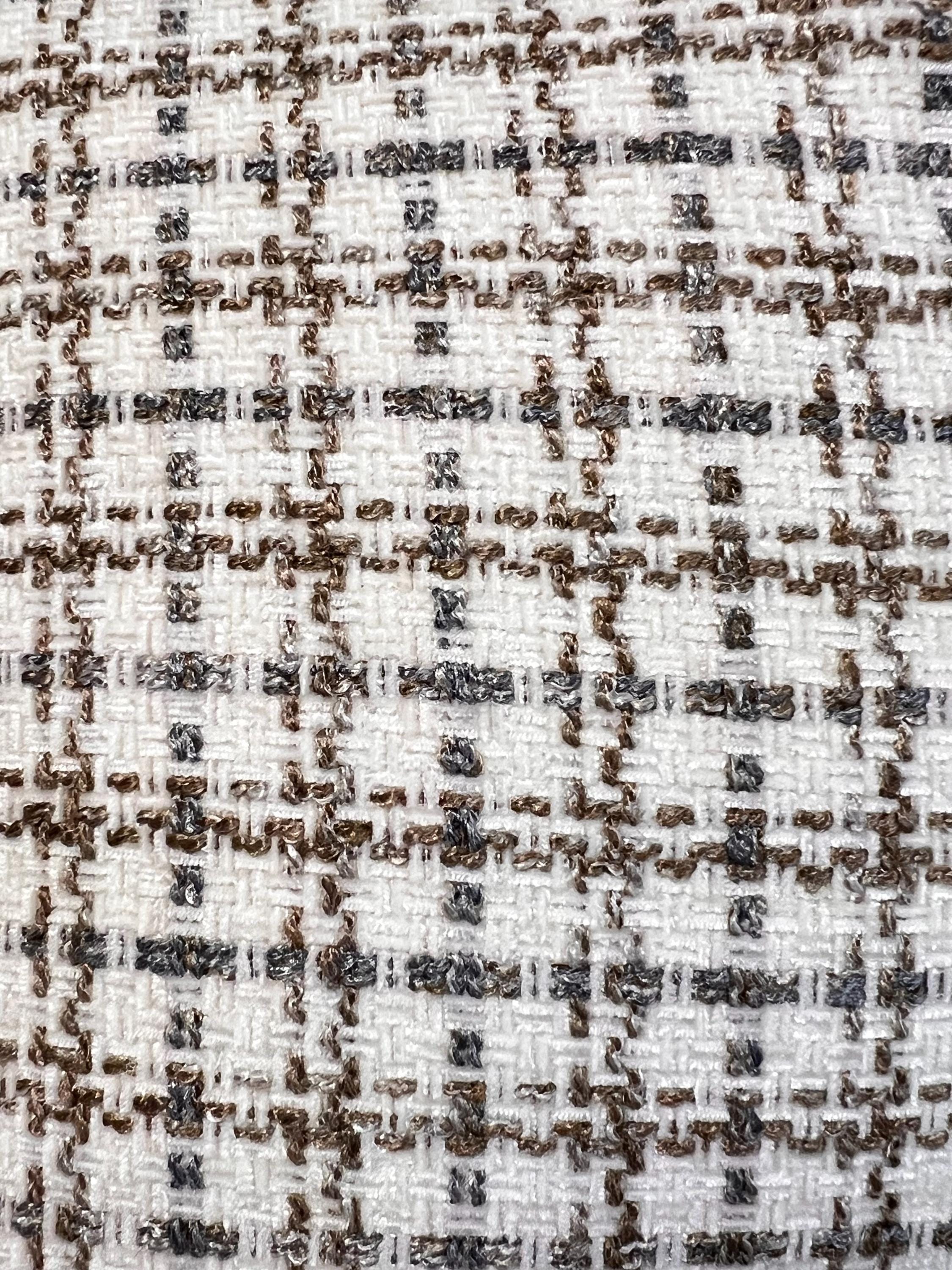 Handmade Brown Plaid Pillow Cover, Basketweave Woven Cushion