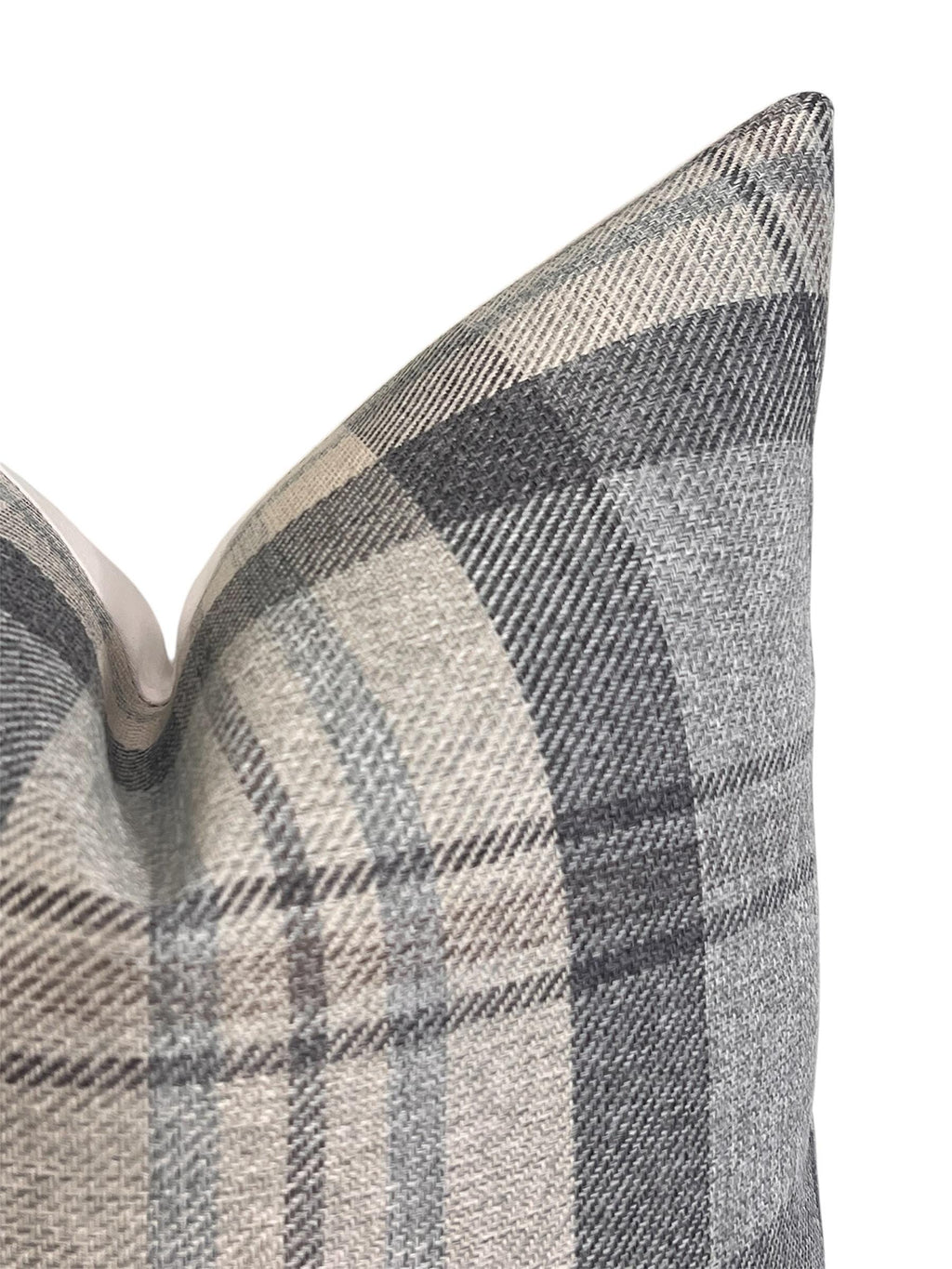Plaid Linen Pillow Cover, Beige and Gray Plaid Cushion, Neutral Toned Cushion, Buffalo Check Accent Pillow, Modern Farmhouse Throw Cushion