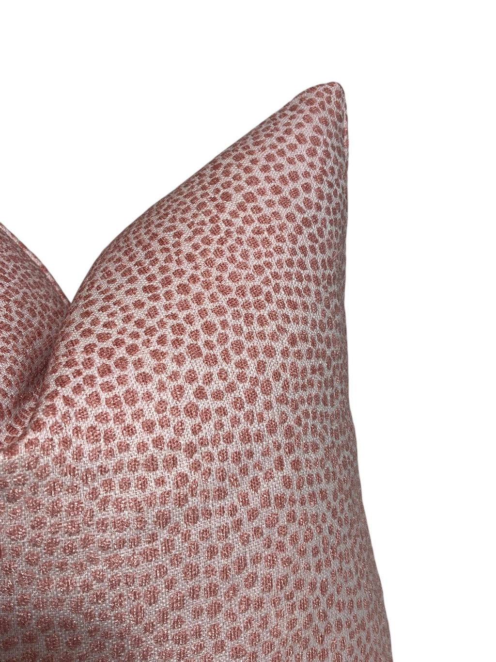 Pink Dot Pattern Pillow Cover, Dotify Bella Pink Chenille Throw Pillow Cover, Pink Textured Pillow, Decorative Pink Chenille Pillow Cover,