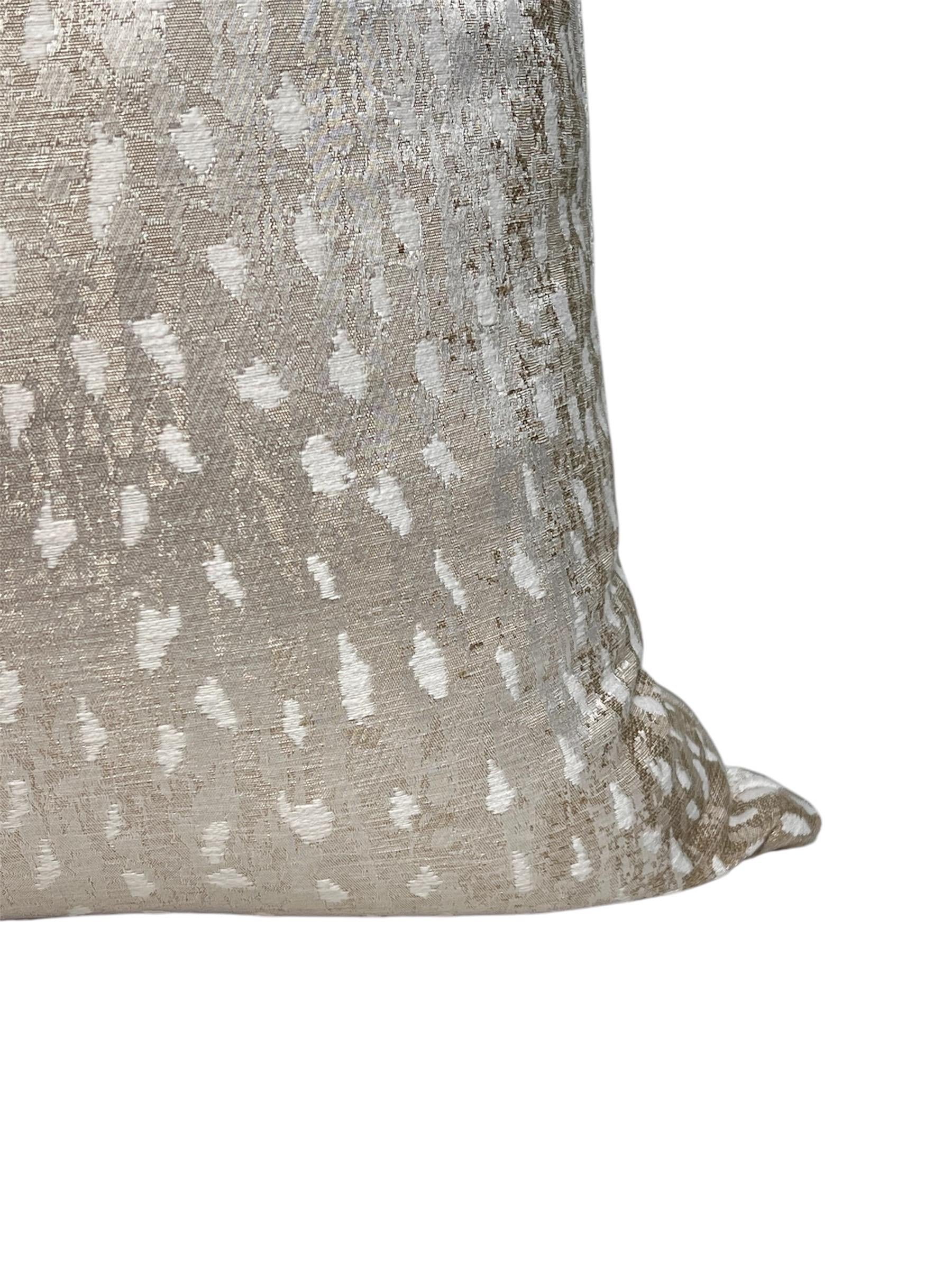 Antelope Print Pillow, Cafe Antelope Spot Pillow Cover, Spotted Animal Print Throw Pillow, Cafe and White Spotted Pillow, Deer Print Pillow