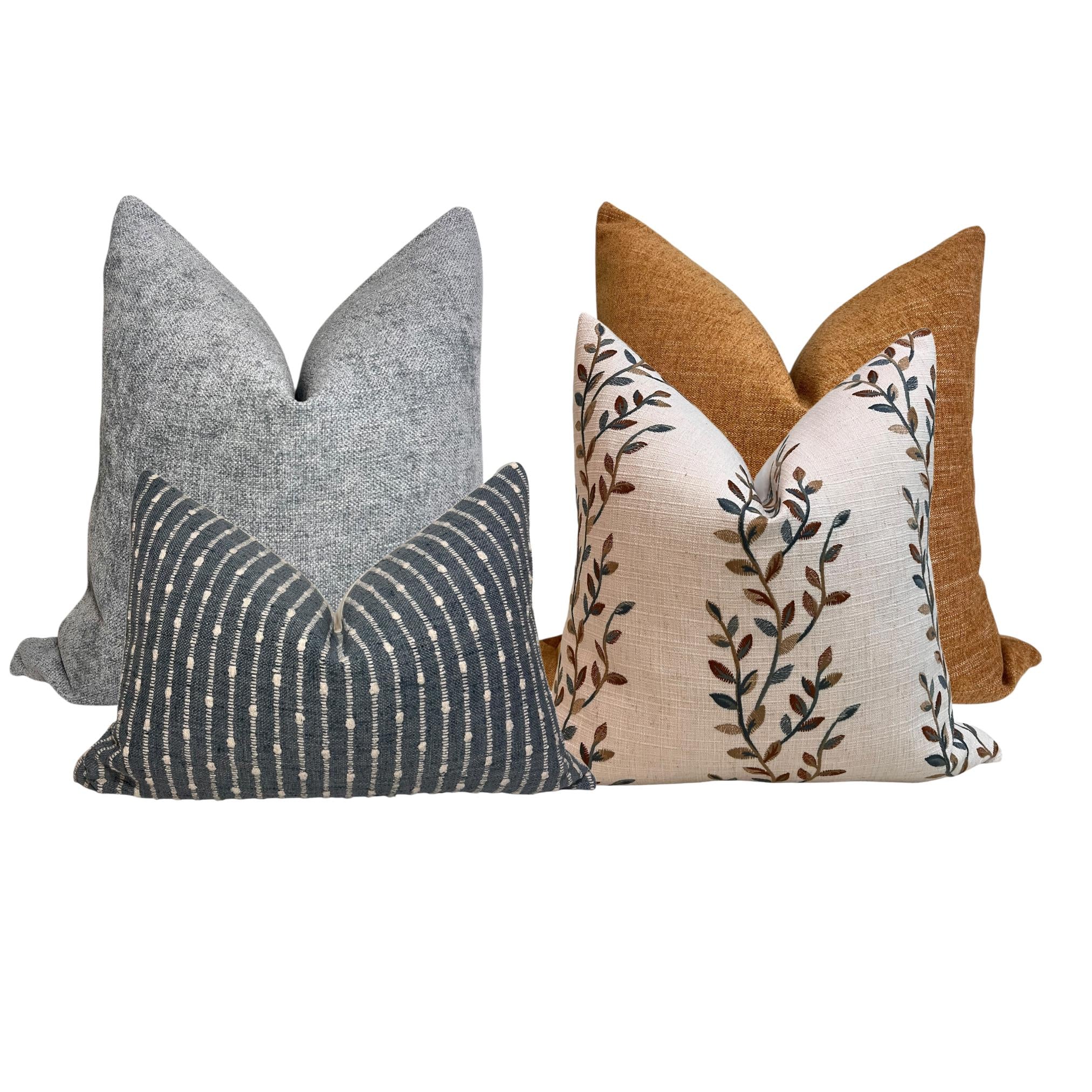 Boho Sofa Pillow Combo, Throw Pillow Set, Decorative Cushions Set, Throw Pillow Combinations, Sectional Pillow Combo, Pillow Cover Set of 4