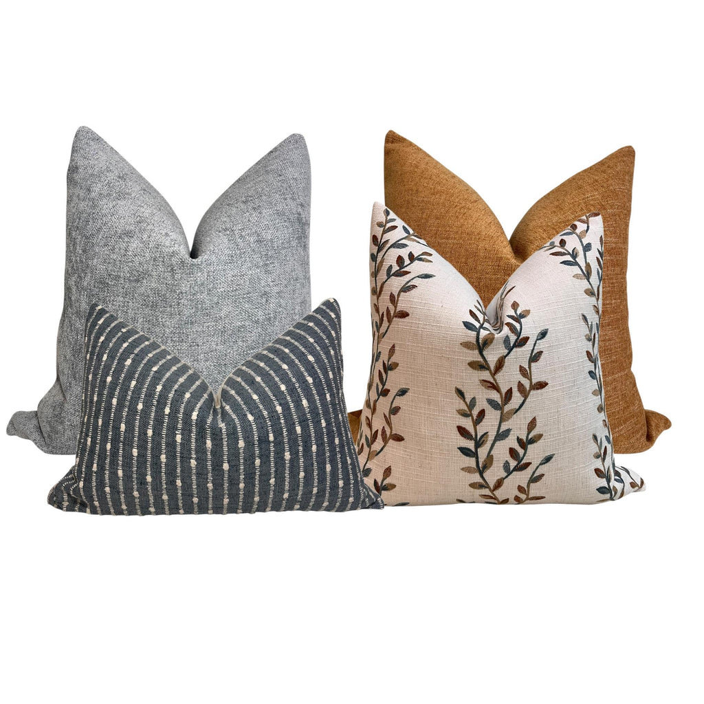 Boho Sofa Pillow Combo, Throw Pillow Set, Decorative Cushions Set, Throw Pillow Combinations, Sectional Pillow Combo, Pillow Cover Set of 4