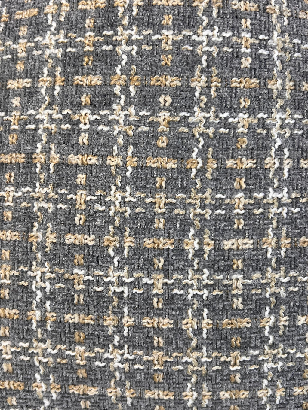Handmade Brown Checkered Pillow Cover, Woven Plaid Cushion