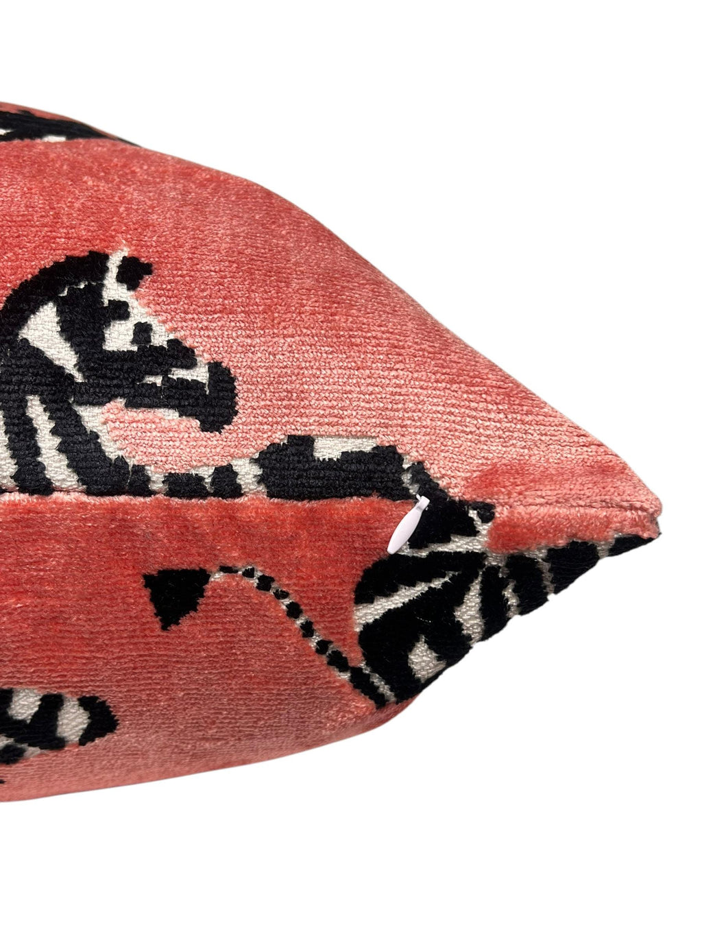 Dancing Zebra Pink Velvet Pillow Cover, Exotic Animal Print Pillow Cover, Safari Decor Velvet Pillow, Pink and Black Zebra Cushion