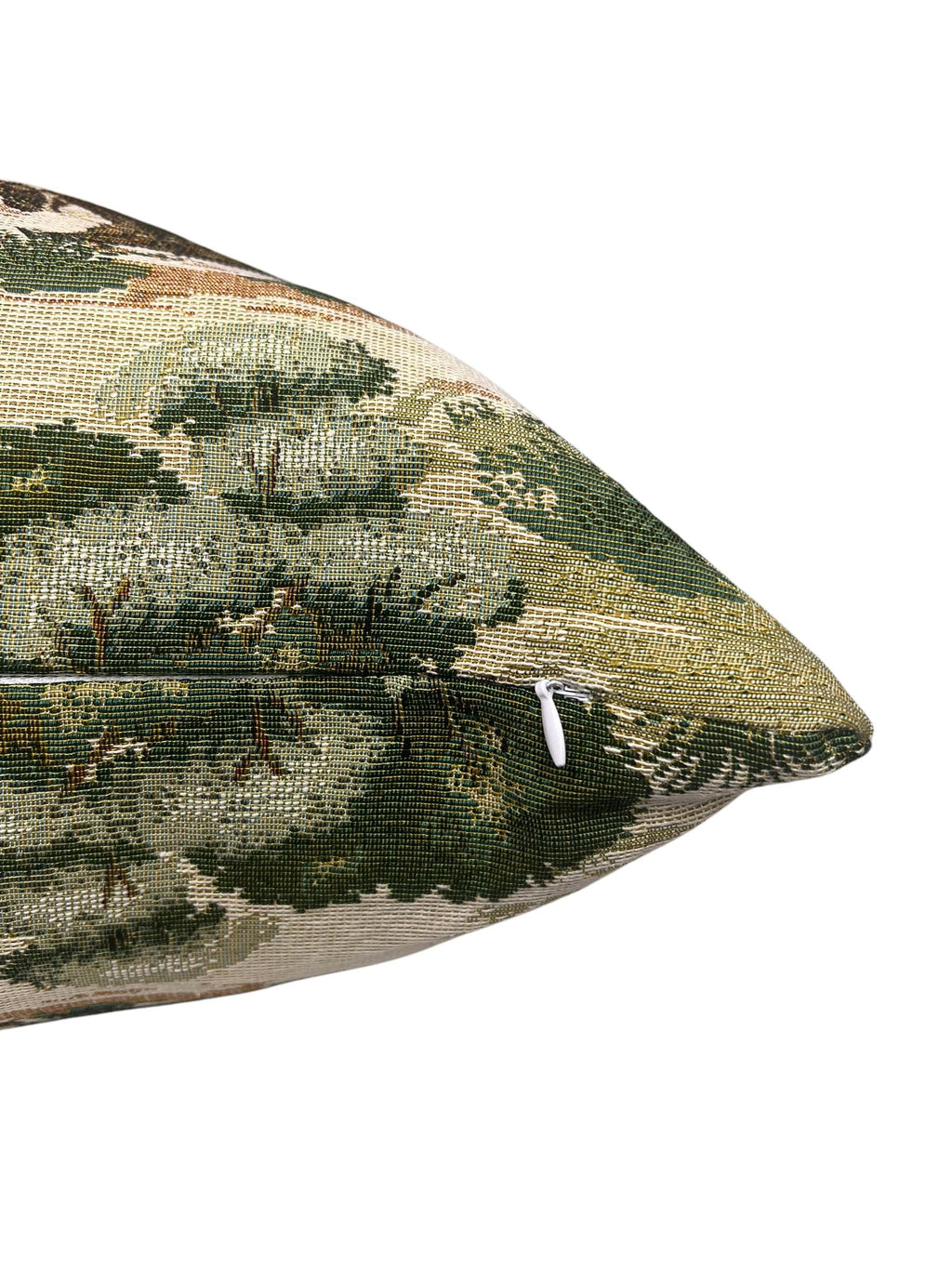 Equestrian Tapestry Pillow Cover | Vintage Horse Hunting Scene Cushion