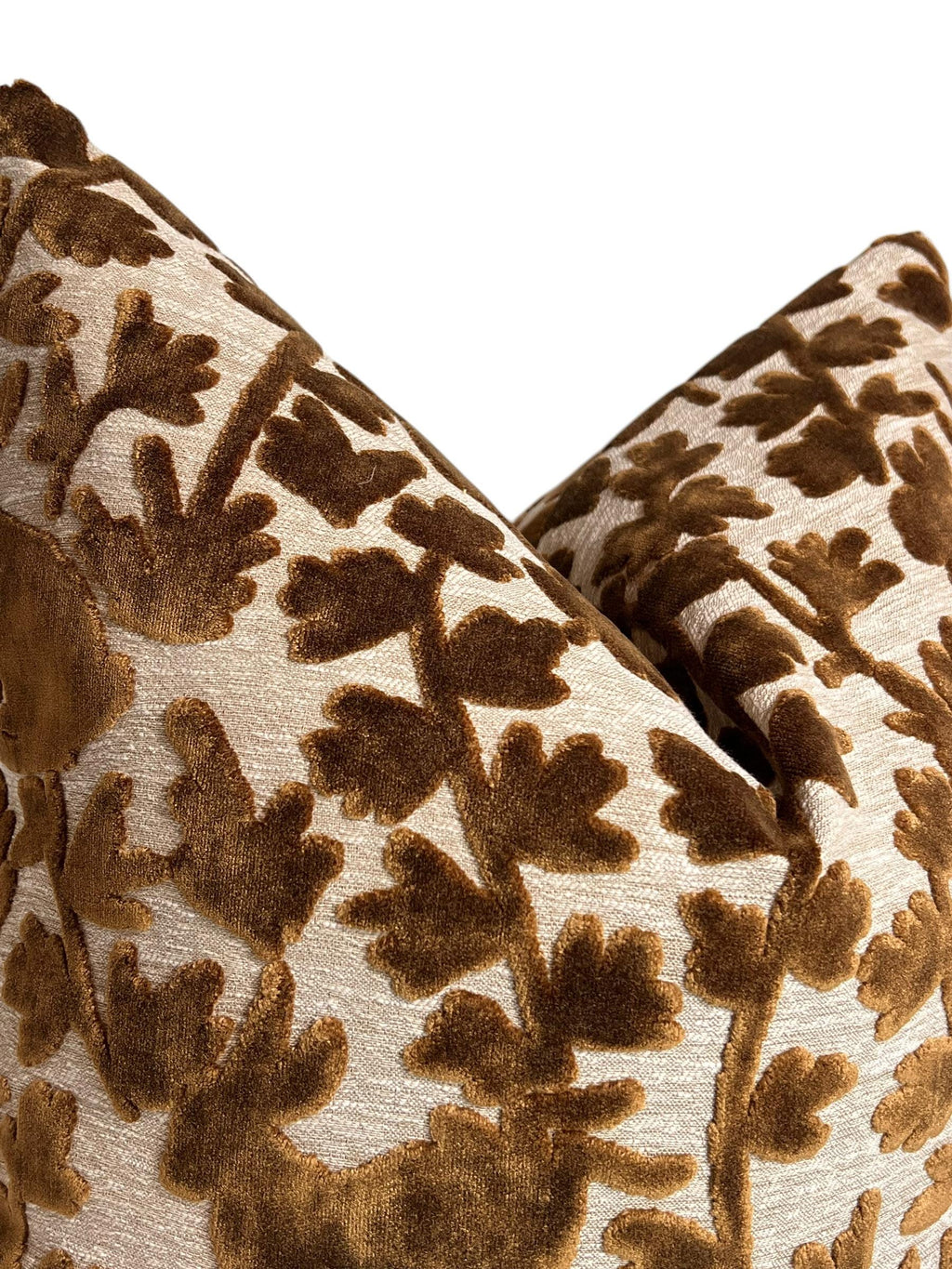 Brown "luv bunny rabbit velvet Pillow Cover, botanical Rabbit Pillow Cover, Easter Throw Pillow Cover, cut Velvet throw Pillow Cushion
