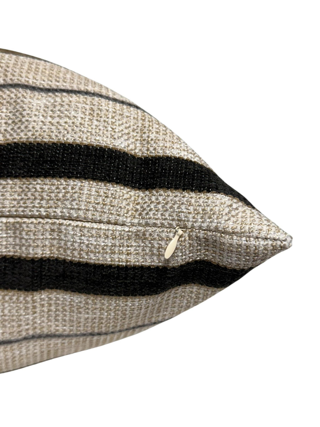 Handwoven Striped Pillow Cover | Modern Farmhouse Throw Cushion