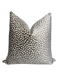 Handmade Velvet Antelope Print Pillow Cover | Modern Farmhouse Cushion