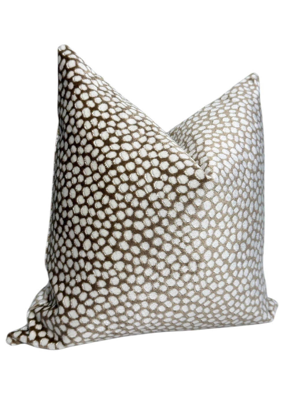 Handmade Velvet Antelope Print Pillow Cover | Modern Farmhouse Cushion