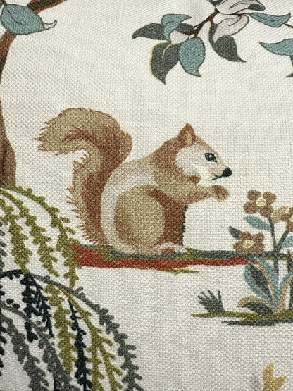Woodland Animal Pillow Cover, Forest Theme cushion | Deer & Fox Decorative Cushion | Nature-Inspired Pillow | Wildlife Forest Throw Pillow