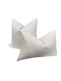 Feather Down Pillow Insert, Overstuffed Lumbar & Cushion Forms