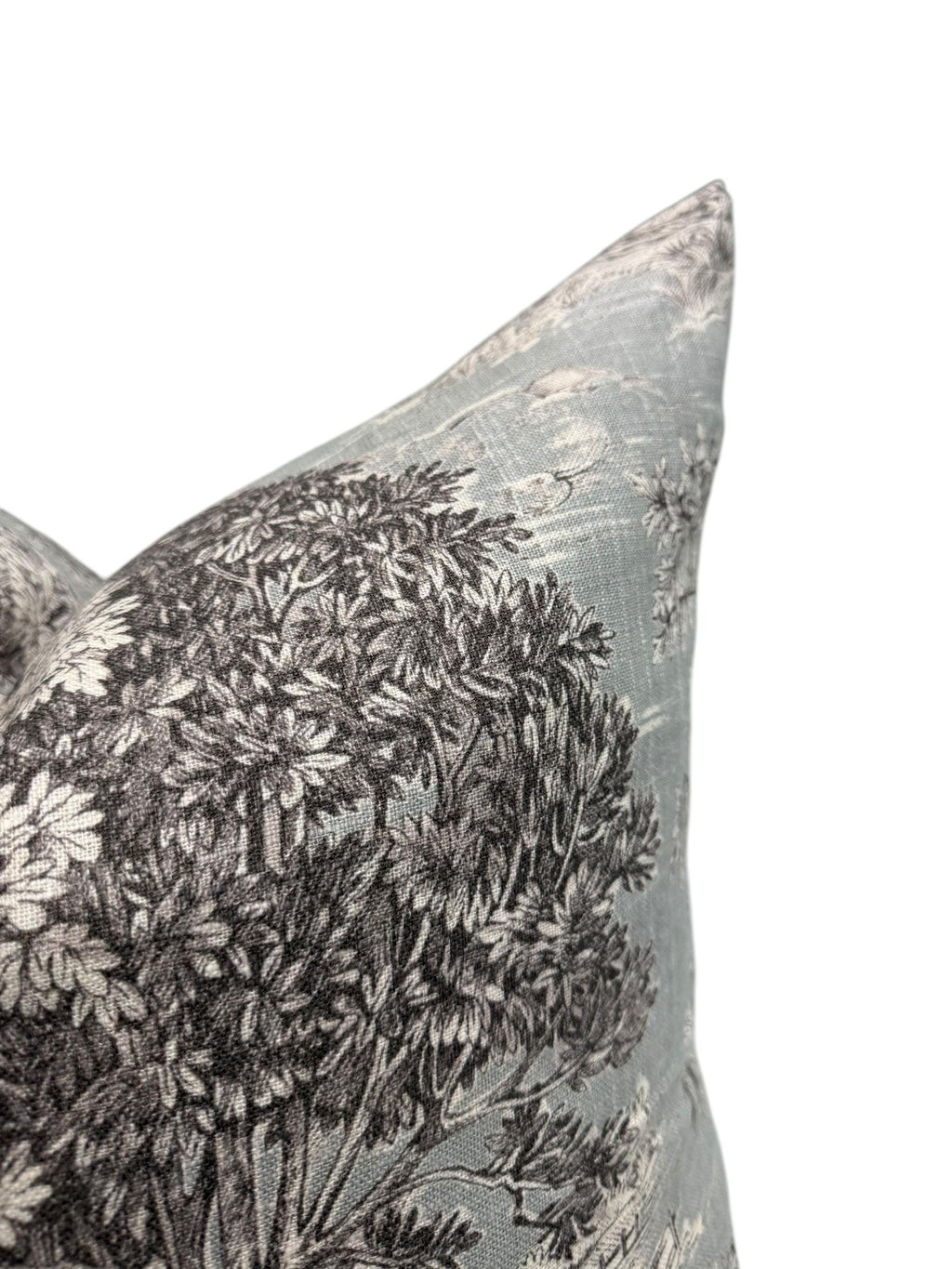 Horse Toile Pillow Cover, Equestrian French Country Farmhouse Decor