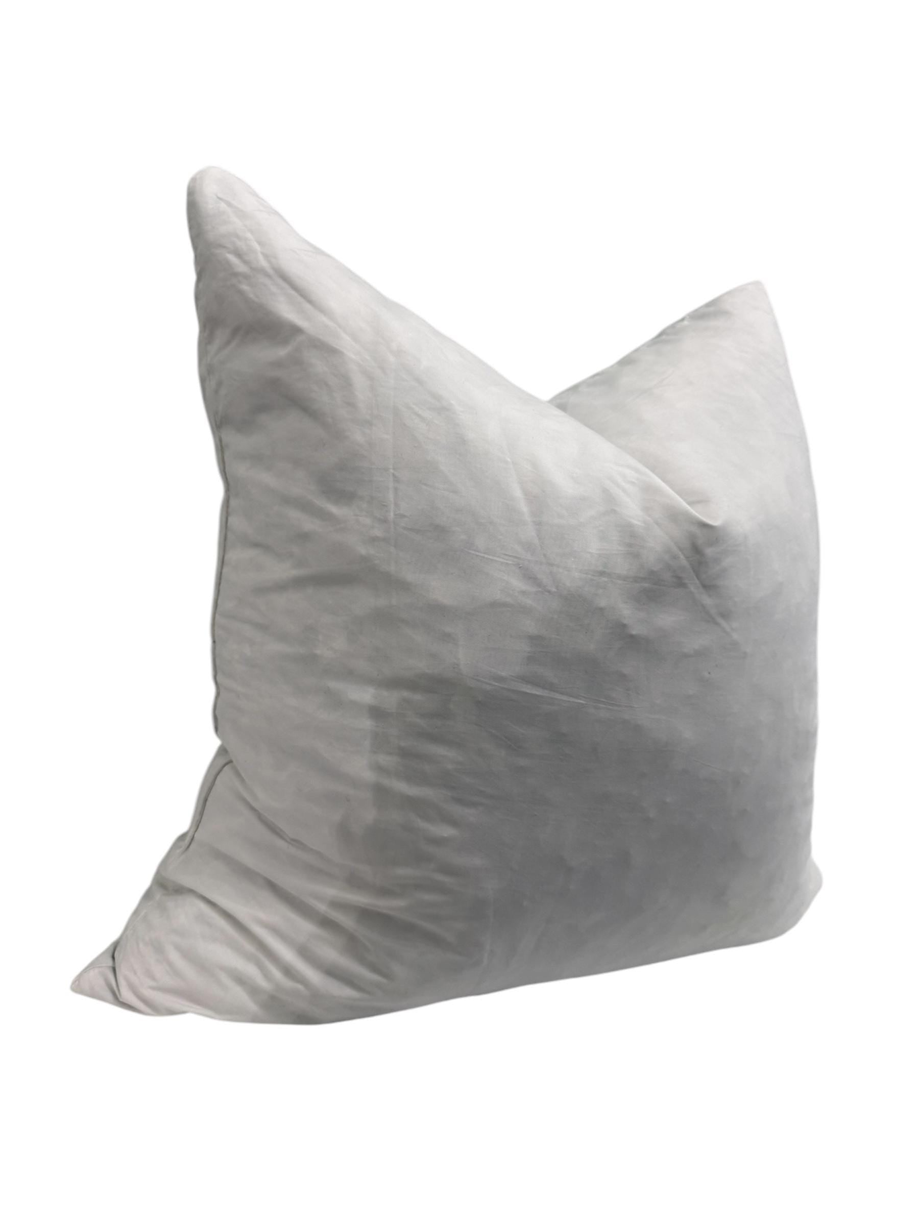 Feather Down Pillow Insert, Overstuffed Lumbar & Cushion Forms