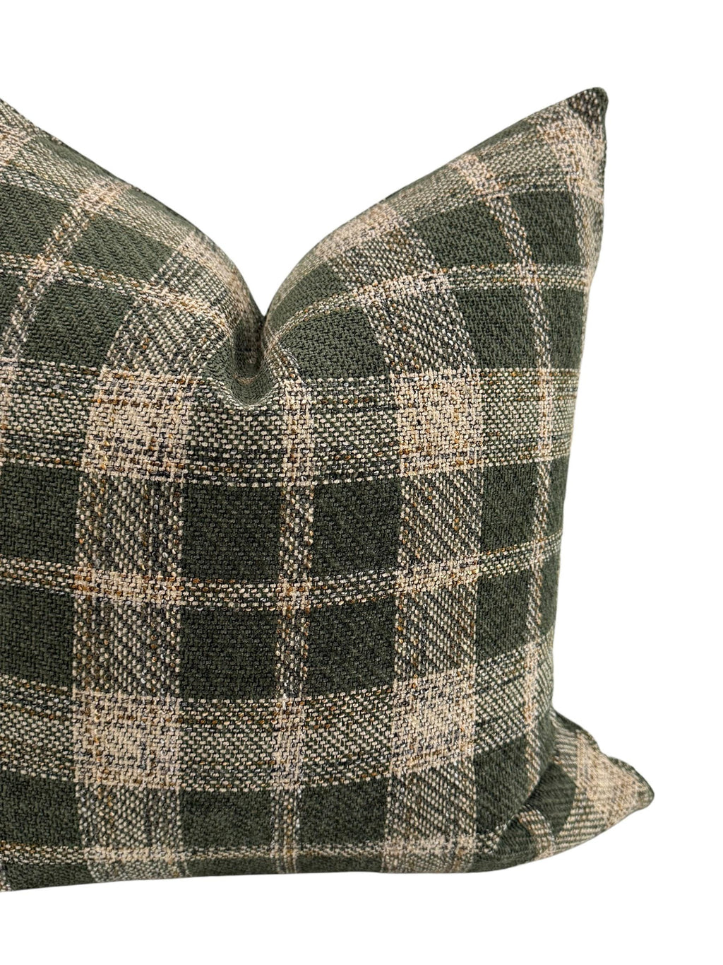 Green Plaid Pillow Cover, Hunter Green Tartan Throw Pillow, Cozy Fall Decor Cushion, Forest Green Checkered Cover, Rustic Cabin Pillow Cover