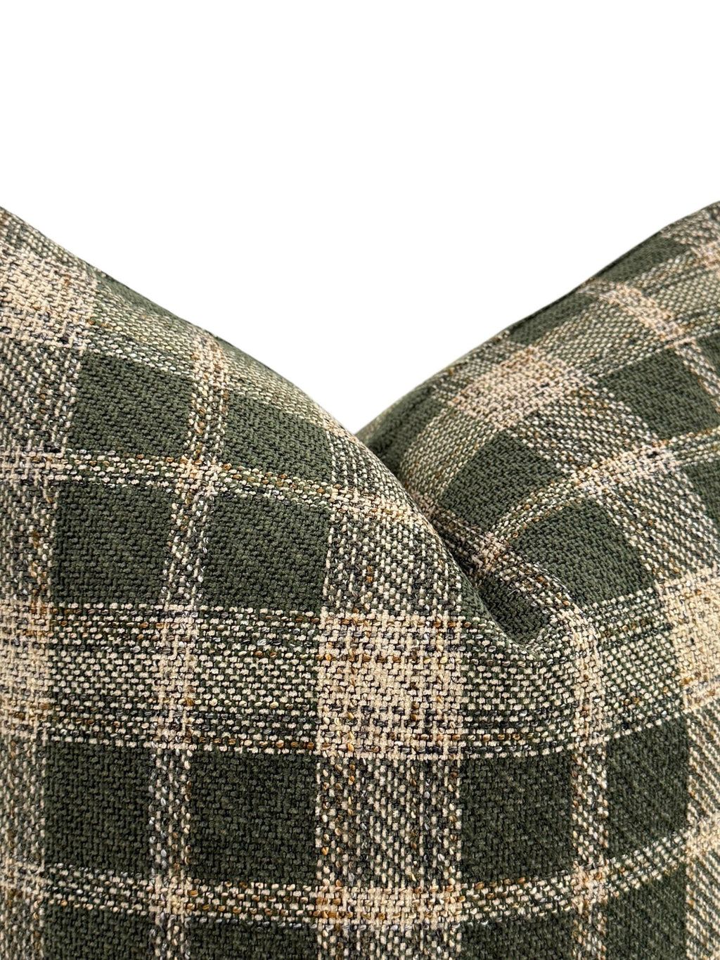Green Plaid Pillow Cover, Hunter Green Tartan Throw Pillow, Cozy Fall Decor Cushion, Forest Green Checkered Cover, Rustic Cabin Pillow Cover