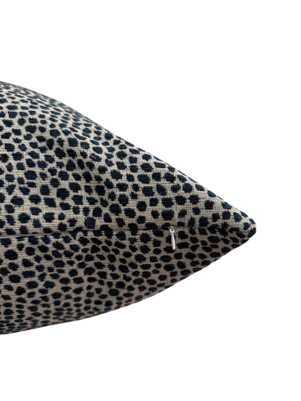 Blue Dot Chenille Pillow Cover, Decorative Throw Pillow