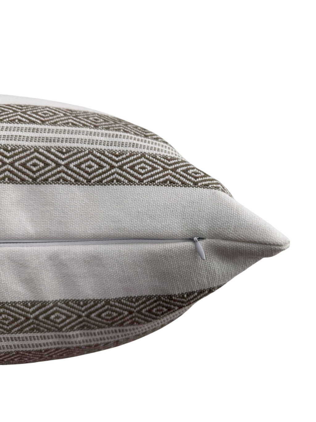 Diamond Stripe Pillow Cover, Modern Boho, Handmade in USA