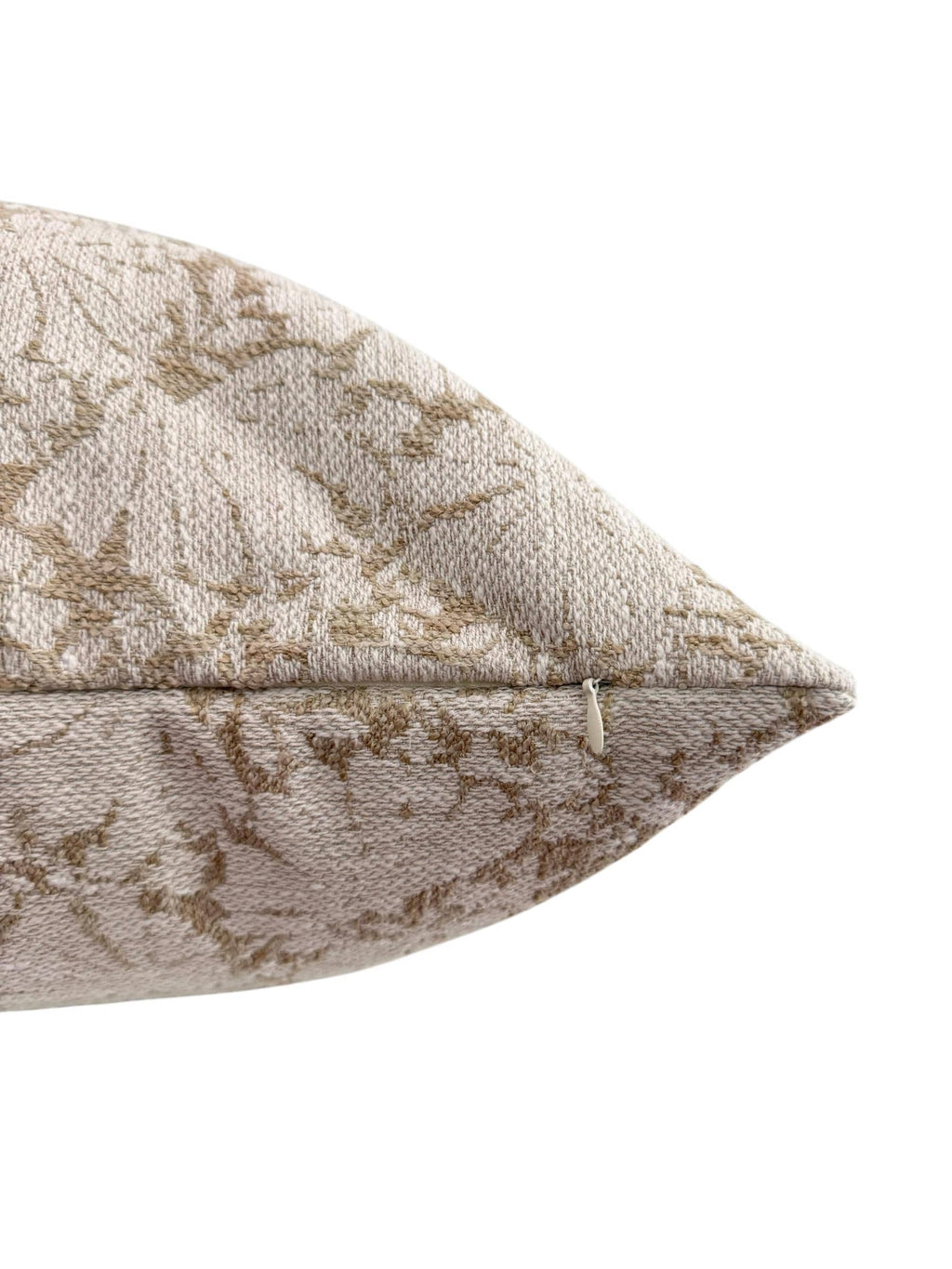 Beige Decorative Pillow, Ivory Floral Pillow, Light Neutral Floral Pillow Covers, Taupe Throw Pillow, Beige and White Floral Cushion
