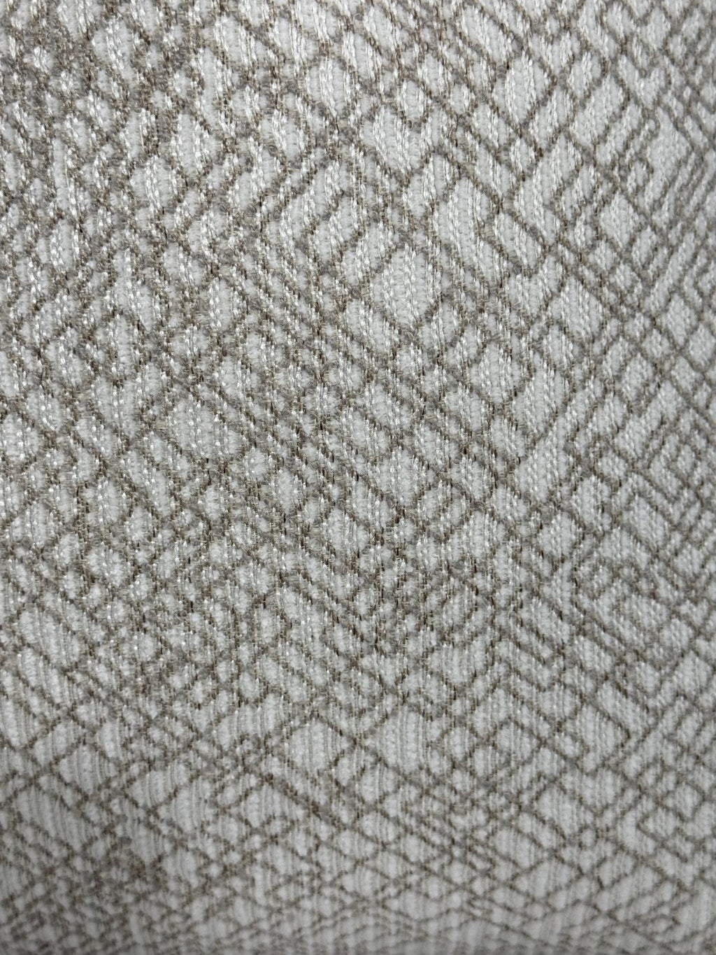 Textured Geometric Pillow Cover: Beige & Gray, Modern Minimalist